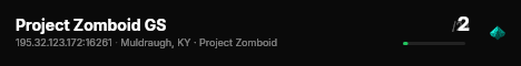 Project Zomboid GS live status badge