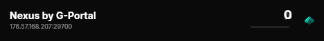 Nexus by G-Portal live status badge