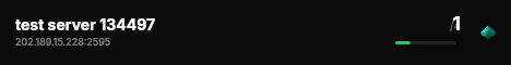 test server 134497 live status badge