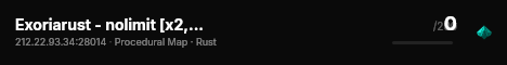 Exoriarust - nolimit [x2, RU] live status badge