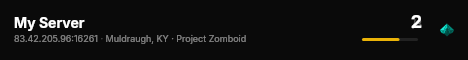 My Server live status badge