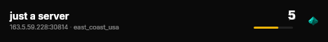 just a server live status badge