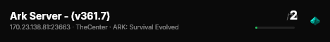 Ark Server - (v361.7) live status badge