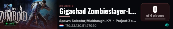 Gigachad Zombieslayer-Legend Nook live status badge