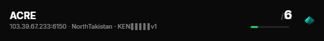 ACRE live status badge