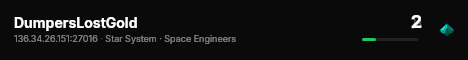 DumpersLostGold live status badge