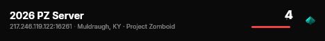 2026 PZ Server live status badge