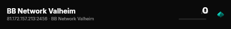 BB Network Valheim live status badge
