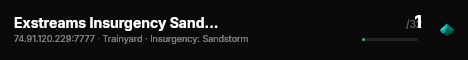Exstreams Insurgency Sandstorm Server live status badge