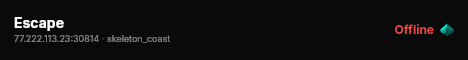 Escape live status badge