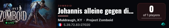Johannis alleine gegen die Welt! live status badge
