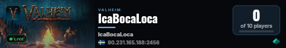 IcaBocaLoca live status badge