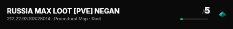 RUSSIA MAX LOOT [PVE] NEGAN live status badge