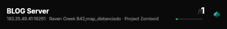 BLOG Server live status badge