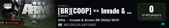 [BR][COOP] == Invade & Annex == live status badge