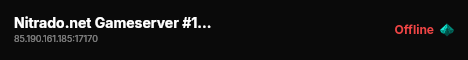 Nitrado.net Gameserver #14130 live status badge