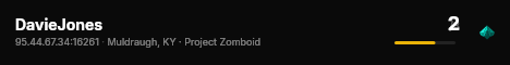 DavieJones live status badge