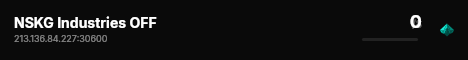 NSKG Industries OFF live status badge