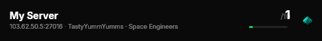 My Server live status badge