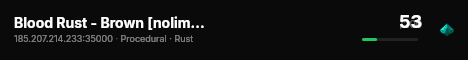 Blood Rust - Brown [nolimit, x2] live status badge