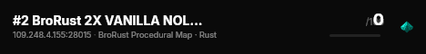 #2 BroRust 2X VANILLA NOLIMIT WIPE 31.07 live status badge