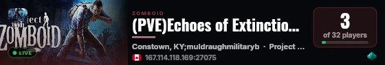 (PVE)Echoes of Extinction | 5X EXP | Weekly Events | Season 1 live status badge