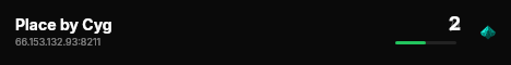 Place by Cyg live status badge