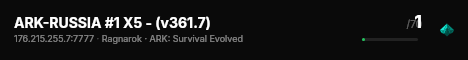 ARK-RUSSIA #1 X5 - (v361.7) live status badge