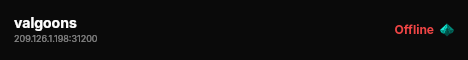 valgoons live status badge