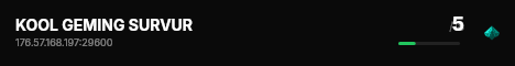 KOOL GEMING SURVUR live status badge