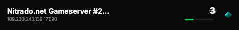 Nitrado.net Gameserver #23093 live status badge