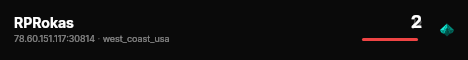 RPRokas live status badge