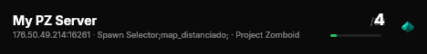 My PZ Server live status badge