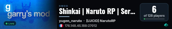 Shinkai | Naruto RP | Serious RP live status badge