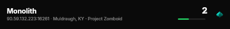 Monolith live status badge