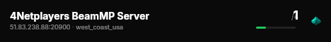 4Netplayers BeamMP Server live status badge