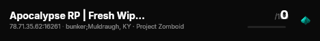 Apocalypse RP | Fresh Wipe | New Server | Need Feedback live status badge