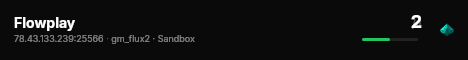 Flowplay live status badge