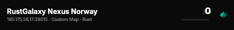 RustGalaxy Nexus Norway live status badge