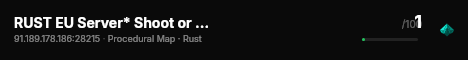 RUST EU Server* Shoot or get Shot! live status badge
