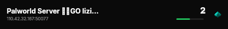 Palworld Server 粒子GO lizigo.cn live status badge