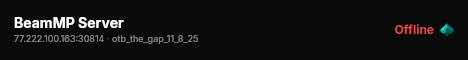 BeamMP Server live status badge