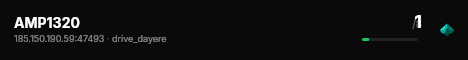 AMP1320 live status badge