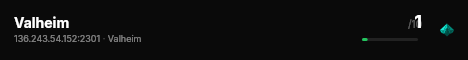 Valheim live status badge