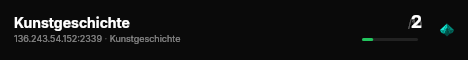 Kunstgeschichte live status badge