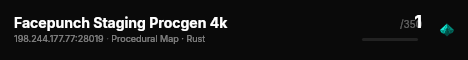 Facepunch Staging Procgen 4k live status badge