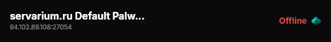servarium.ru Default Palworld Server live status badge