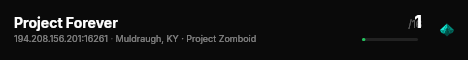 Project Forever live status badge
