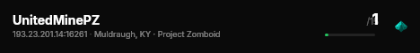 UnitedMinePZ live status badge