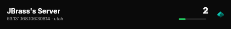 JBrass's Server live status badge